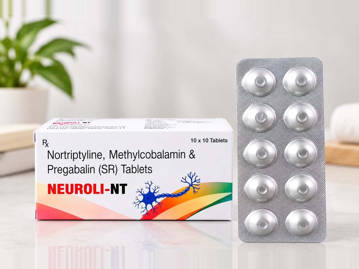 Neuroli-NT — Nortriptyline, Methylcobalamin and Pregabalin Tablets
